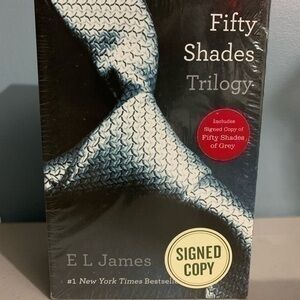 Signed Copy Fifty Shades of Grey Trilogy